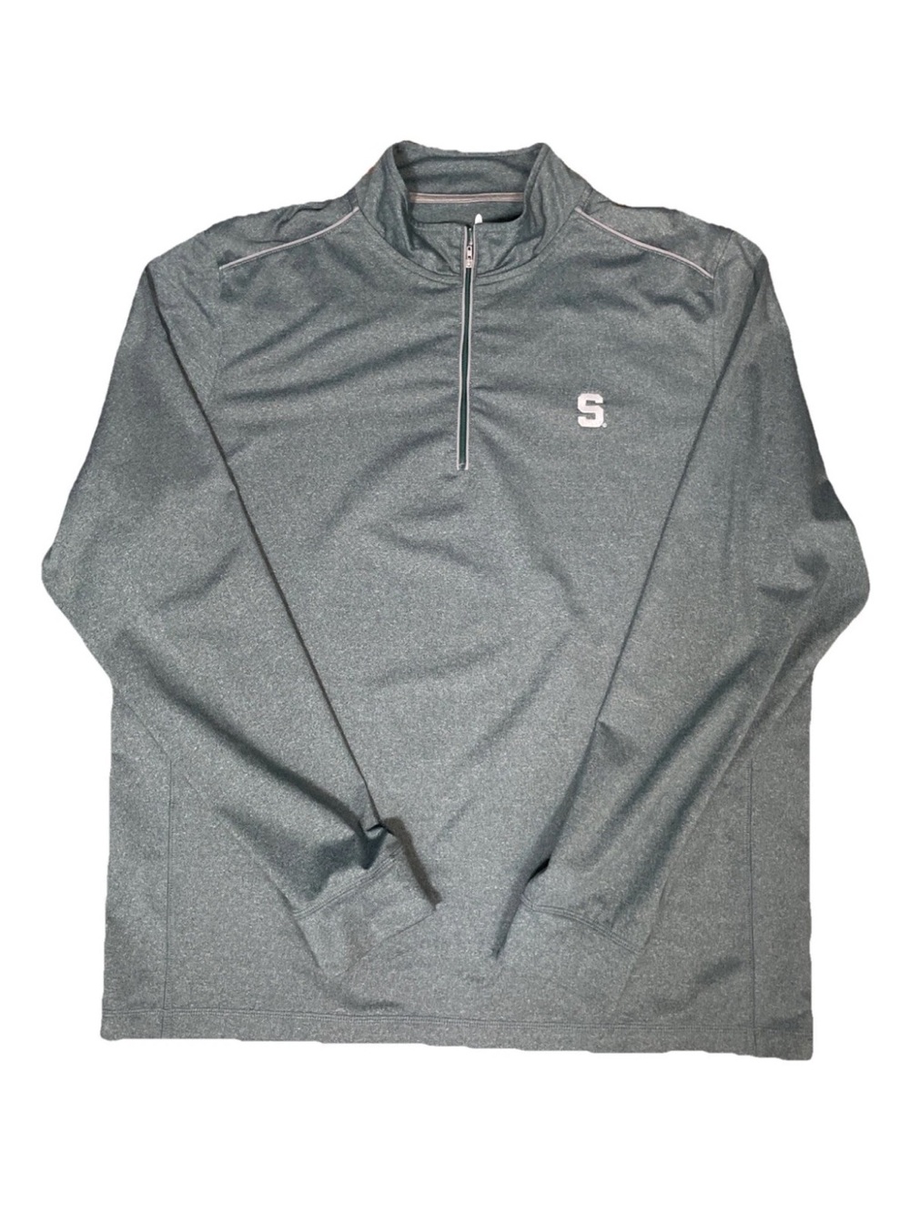 Johnnie-O 1/4 Zip Prep Formance Pullover Men’s Size XL embroidered MSU